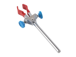 Abrazadera doble ajustable para soporte de tubos de ensayo y botellas de plástico y aleación de zinc - Soporte para autoclaves de laboratorio
