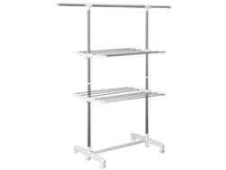 Torre de secado de ropa portátil y plegable con alas laterales de 2 niveles, ideal para secar ropa en espacios reducidos. Mc Star