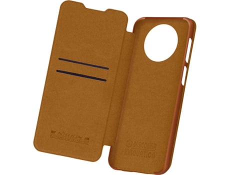 Carcasa Xiaomi Redmi Note 9T 5G Nillkin Leather Marrón