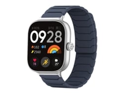 Bracelete Para Redmi Watch 6 / 5 / 4 - Silicone Magnético Azul Meia-noite