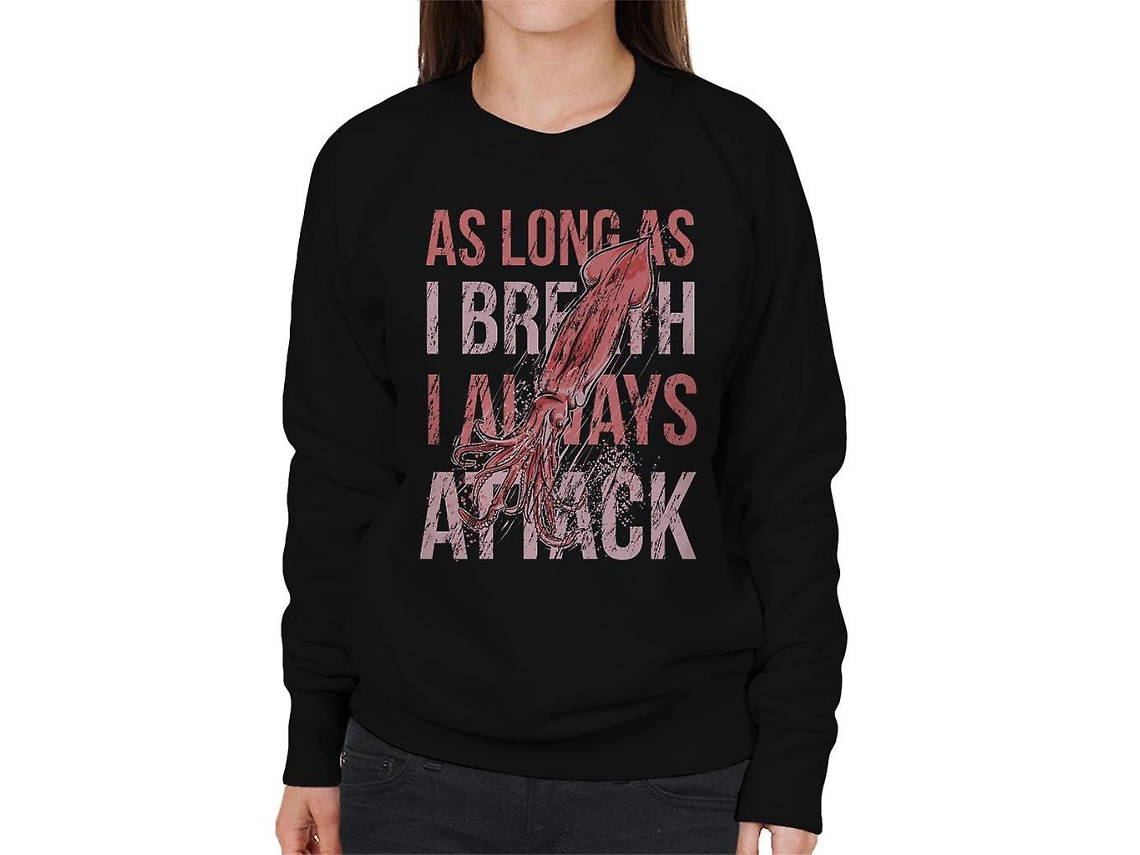 Sudadera de mujer Rosewell con la frase "Medusas que siempre ataco"