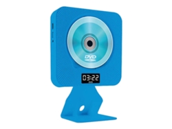 Reproductor de CD con Bluetooth KC-608, montaje en pared, reproductor de DVD HD Yuysan Home, azul
