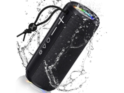 Altavoz Bluetooth inalámbrico, portátil, para exteriores, resistente al agua, con luz, sonido estéreo de alta fidelidad, tiempo de reproducción prolongado, Yemaesre
