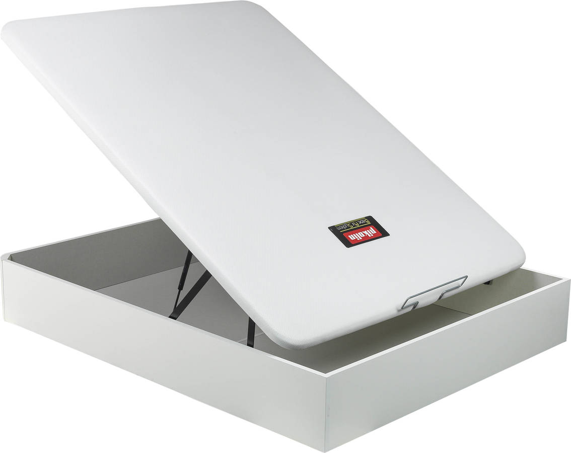 Pikolin Canapé Abatible de almacenaje color blanco 105x190 servicio entrega premium incluido airbox aglomerado compatible con cm