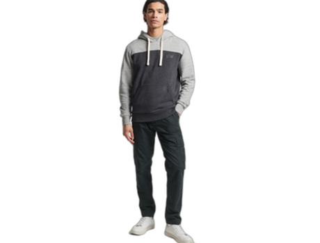 Sweatshirt para Hombre SUPERDRY (L - Algodón - Gris)