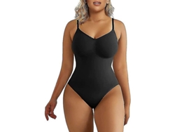 2026-srbtv-ultra Traje Moldeador Para Mujer Control Abdominal Sin Costuras Tirantes Ajustables Thong Botao