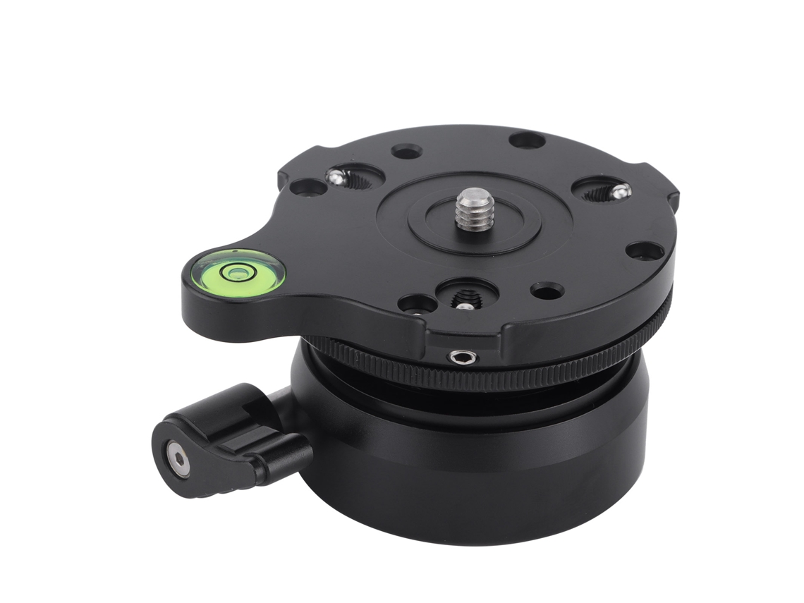Cabeça De Tripé Dy‑60n Base De Nivelamento Ajustável Para Câmera Dslr Nivelador