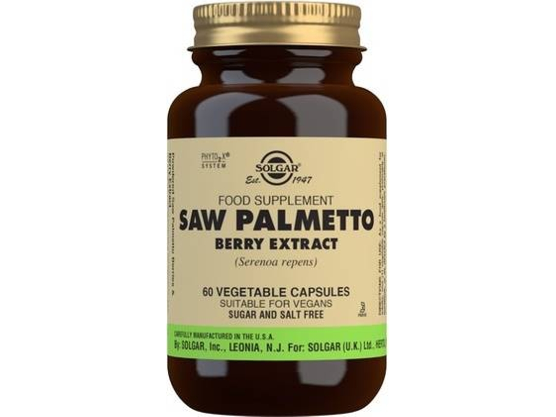 Complemento Alimentar SOLGAR Baga De Sabal (60 cápsulas vegetais)