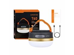 Lámpara De Camping Superfire T60 2,5 W 1000 Mah