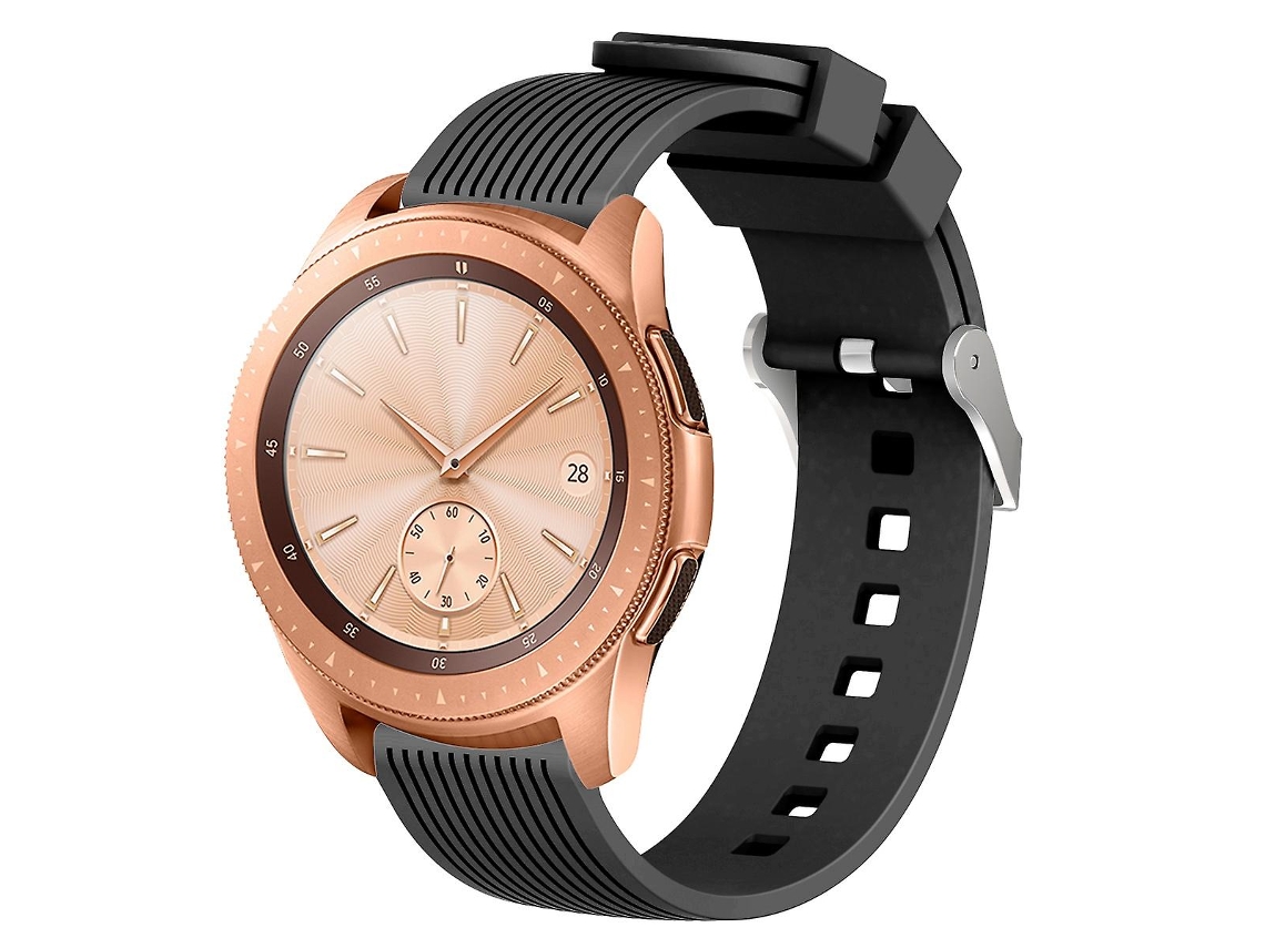 Correa de silicona texturizada a rayas de 20 mm para relojes inteligentes Garmin Move Luxe/Move Style/Move 3/Move Venu Ly Ebike