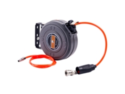 Enrollador De Manguera Retráctil Automático De 6 Mm Para Montaje En Pared, Uso En Jardín, Lavado De Coches Y Riego A Alta Presión.