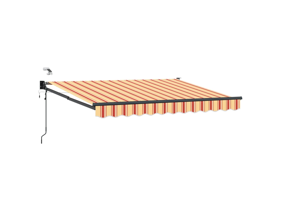 Vidaxl Toldo Retráctil Eléctrico Multicolor 3 X 2,5 M