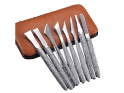 Cuchillo Exfoliante Para Pedicura - Herramienta Etg Para Eliminar Callos Con Acero Inoxidable Quirúrgico Y Estuche Portátil De Cuero Sintético.