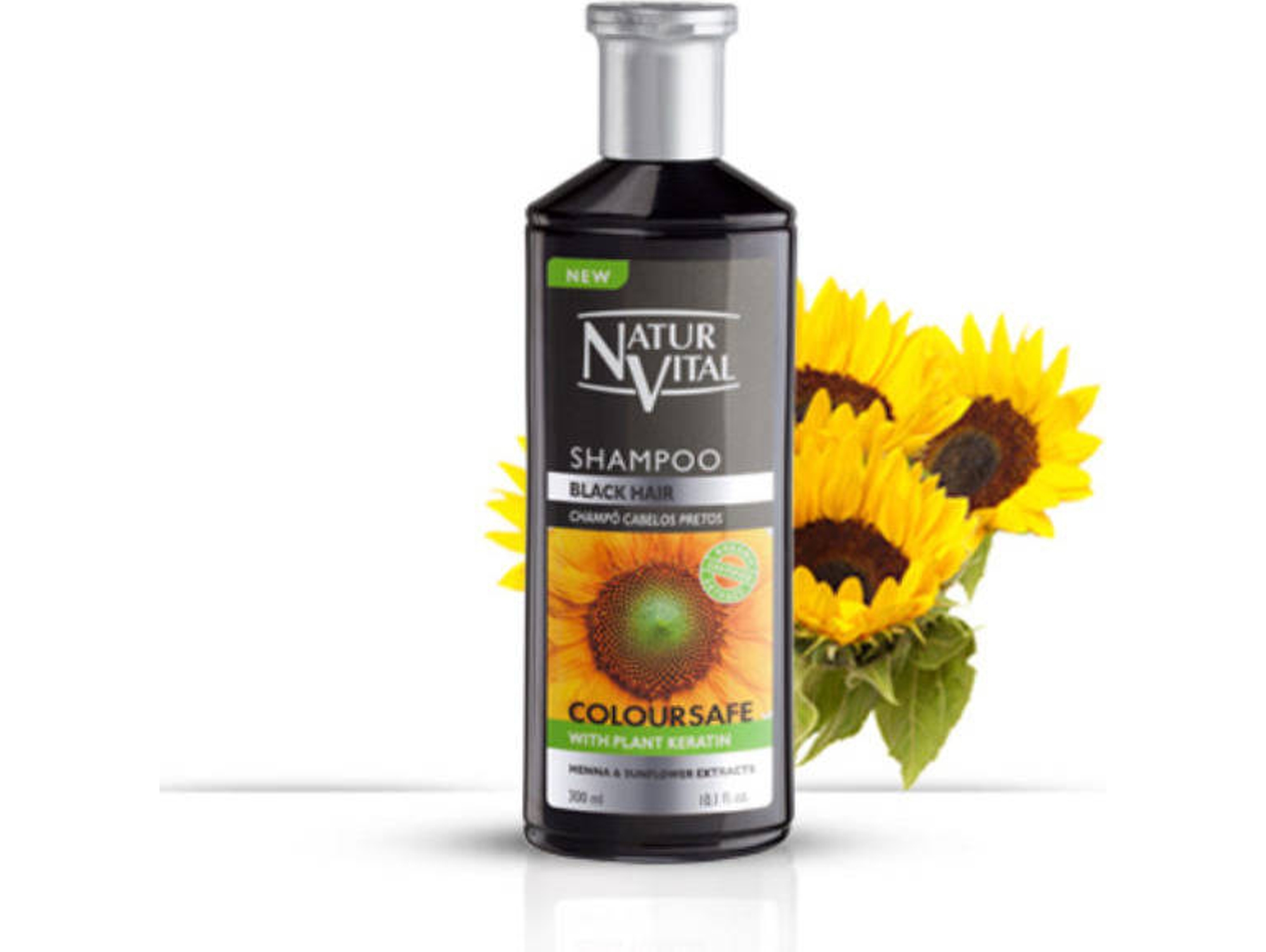 Champú NATURALEZA Y VIDA Color Negro (300ml)