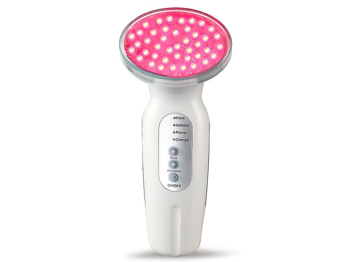 Terapia LED antienvejecimiento con luz roja de 630 nm para reafirmar la piel, reafirmar arrugas y suavizar. Dispositivo con sensor Yunzii.
