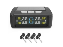 Sistema De Vigilancia De Neumáticos Versátil, Solución De Monitoreo Con Múltiples Alertas, Con Opciones De Carga Solar Y Usb Para Energía Continua, Co