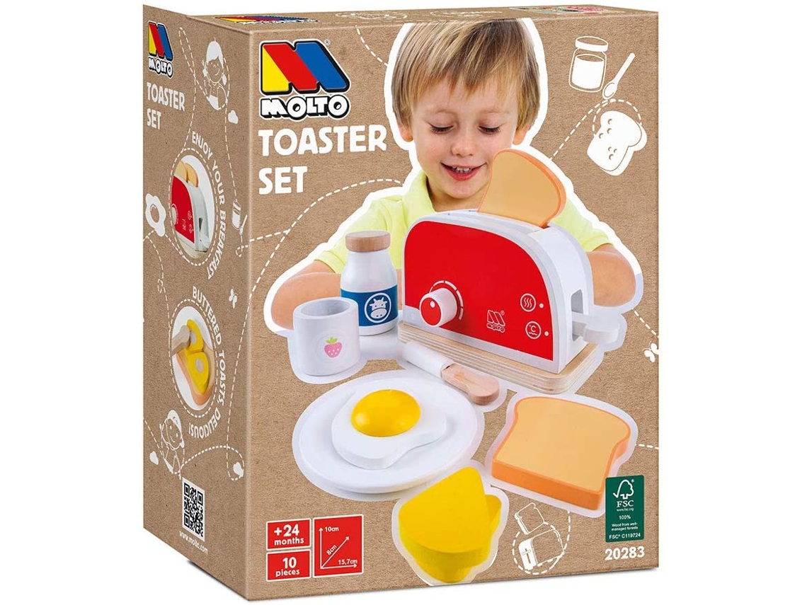 Tostadora MOLTO Roja (Edad Mínima: 2)
