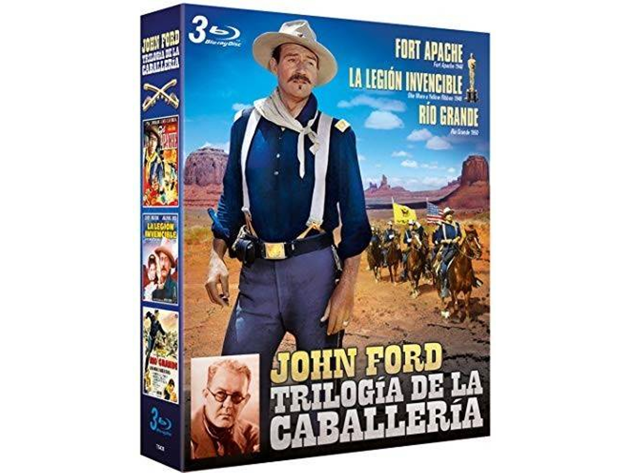 Blu-Ray Trilogía De La Caballeria De John Ford 3 s Fort Apache + La Legión Invencible + Río Grande