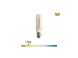 Bombilla LED tubular E14, 6,5 W, 800 lm, 3200 K, luz cálida