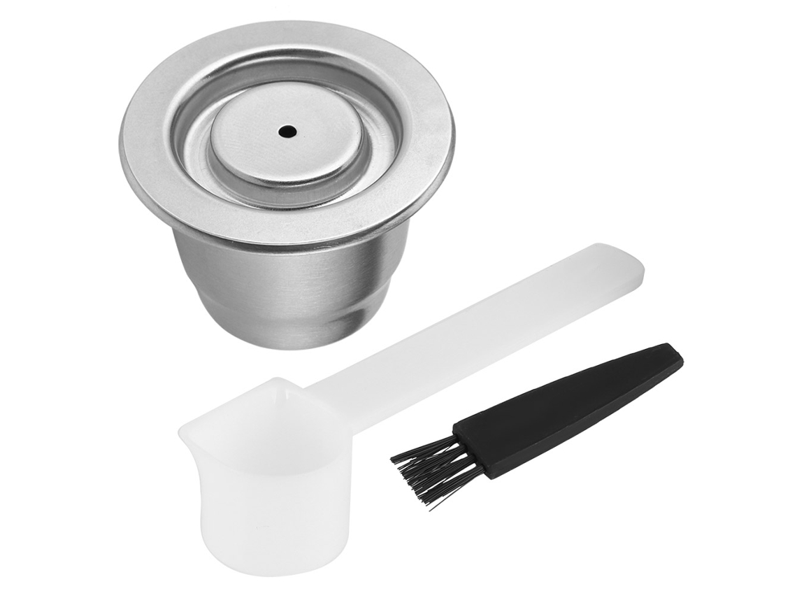 Filtro Reutilizable De Acero Inoxidable Para Cápsulas De Café Nespresso U Citiz Pixie Lattissima.