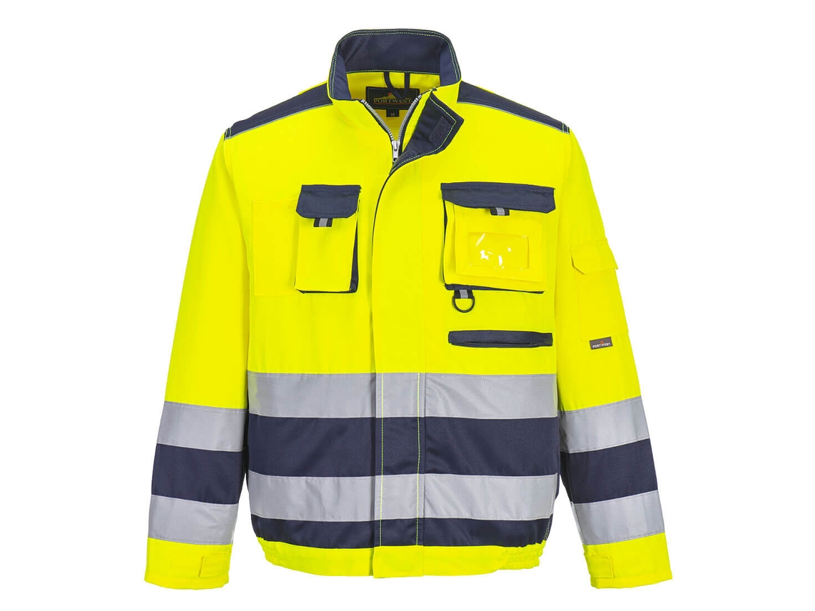 Cazadora Lille Bicolor De Alta Visibilidad - Ideal Para Seguridad Amarillo Marino / S