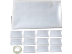 Kit de cuidado para cascos de caballos y burros, de nailon blanco.