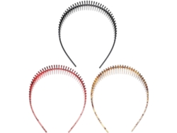 Lot De 3 Bandeaux Cheveux En Plastique Oxford U De U, Légers Y Qui Maintiennent Les Para Concert...