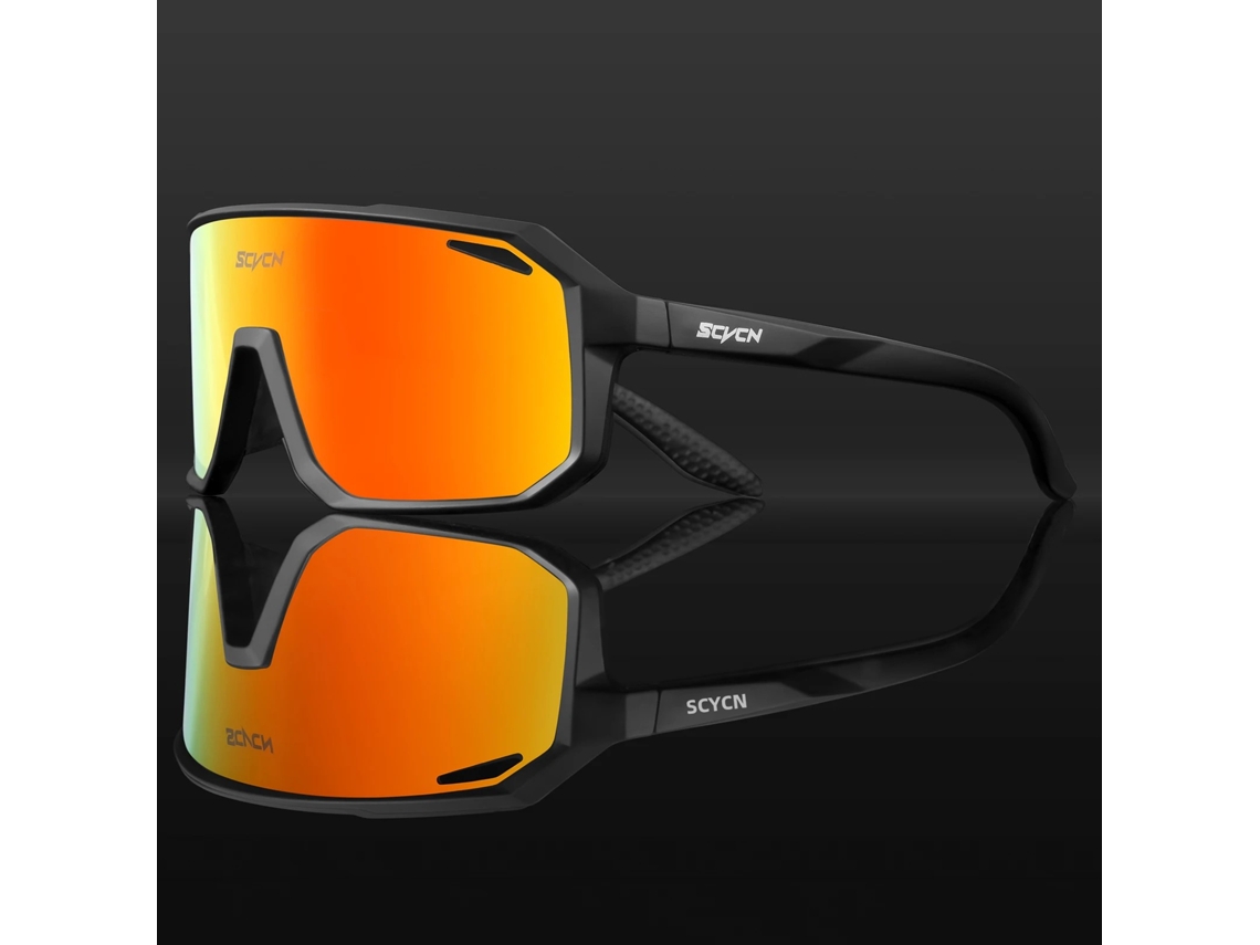 Gafas de sol de ciclismo unisex con lentes de polímero semitransparentes resistentes a impactos y protección UV400 MDUG (modelo C1)