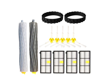 Para irobot roomba 800 series 870/871/880/980 hepa filters wheel tire