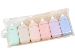 Cinta Correctora Ergonómica Portátil Con Cinta Beige Oculta Para Una Escritura Fluida.
