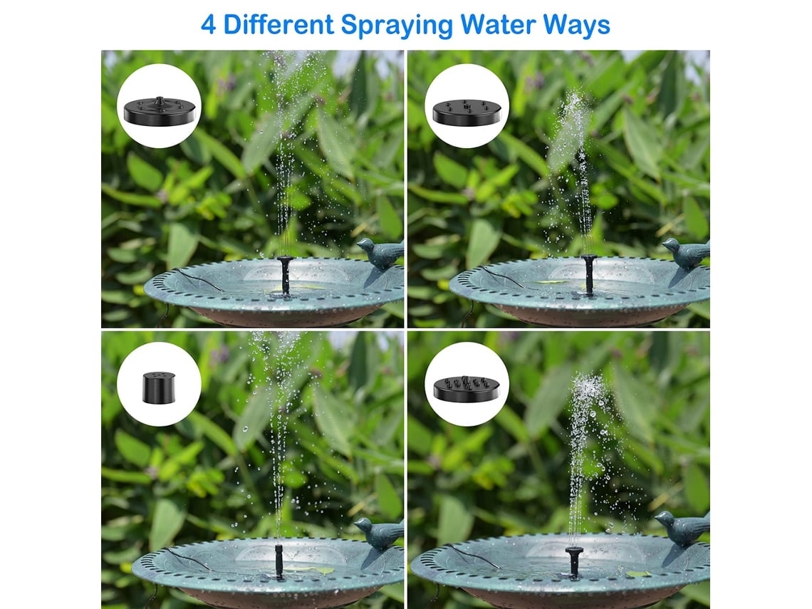 Fuente Solar, Poste Para Bebedero De Pájaros, Piscina Exterior, Acuario De Jardín, Patio Trasero*