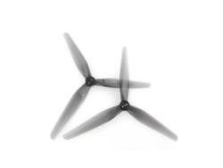 Hélices Hqprop T6x2.5x3 de 6 pulgadas, 3 palas, gris claro, de policarbonato, en sentido horario/antihorario, para dron RC, FPV, multirotor de carreras