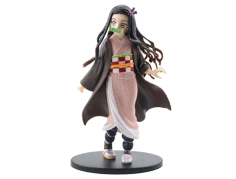 Tokoh anime setan slayer mainan buatan tangan model tokoh aksi model nevuko anjirou agatsuma zenitsu hashibira inosuke untuk anak-anak