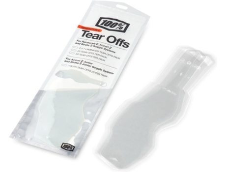 Gafas 100% ac2/ youth tandard tear-off 20pk (S)