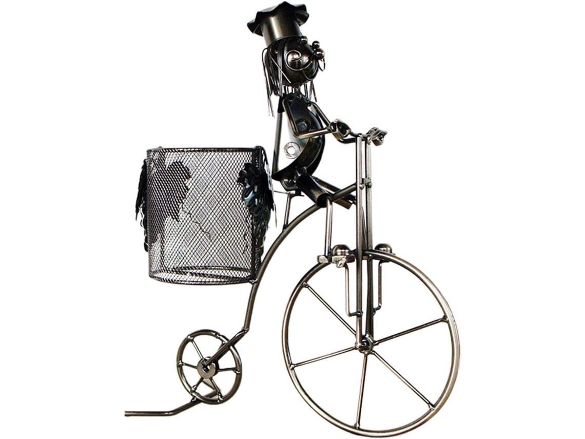 Botellero Forma Bicicleta, Estante Oficina, Decoración Mesa, Soporte Para Botellas Único