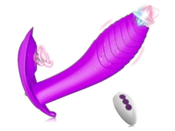 Vibrador Portátil Femenino Con Control Remoto Inalámbrico, Vibración Lingual Para Garganta Profunda, Carga Usb Con Calefacción