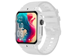 Reloj inteligente Bluetooth, llamadas, frecuencia cardíaca, presión arterial, sueño, salud, monitor de ejercicio, podómetro, blanco, Bestvite