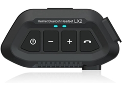 Auriculares Para Motocicleta Lx2 Bluetooth 5.0 Manos Libres, Resistentes Al Agua, Estéreo A