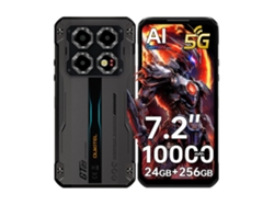 Smartphone resistente OUKITEL WP60 5G, 24/256 GB, negro.