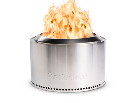 Brasero de Jardín SOLO STOVE Yukon de Leña Sin Humos (68,5x50,5 cm - Acero Inoxidable)