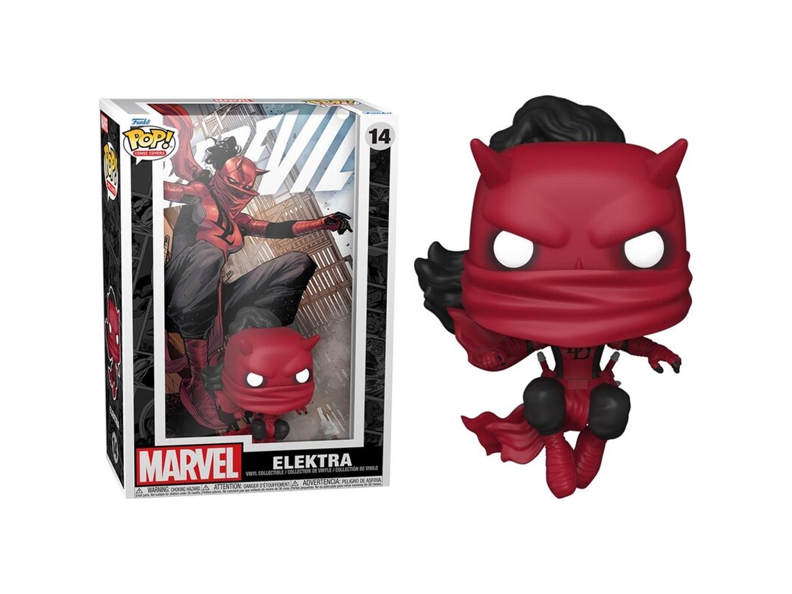 Figura Pop Marvel Comic Cover Daredevil Elektra B.active