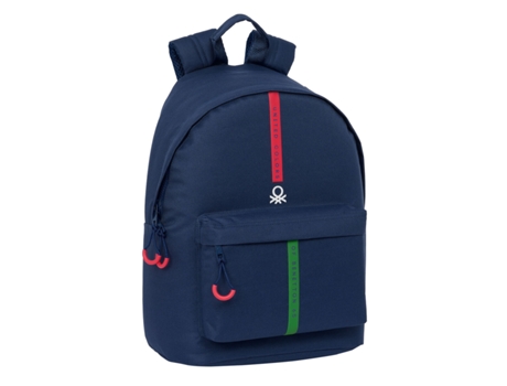Mochila para Portátil BENETTON Italy (Azul marino)