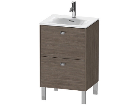 Mueble de lavabo DURAVIT Brioso vertical 52,0 x 41,9 cm 2 cajones incl. recorte de sifón y delantal para lavabo Viu 234453