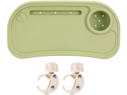 Bandeja Universal Para Aperitivos De Cochecito Harilla Con Portavasos Antideslizante, Accesorio Profesional