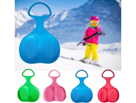 4 Uds. Tobogán inferior para niños, tobogán flexible para nieve, trineo para nieve, tobogán, tobogán, tobogán inferior de plástico para césped y ar...