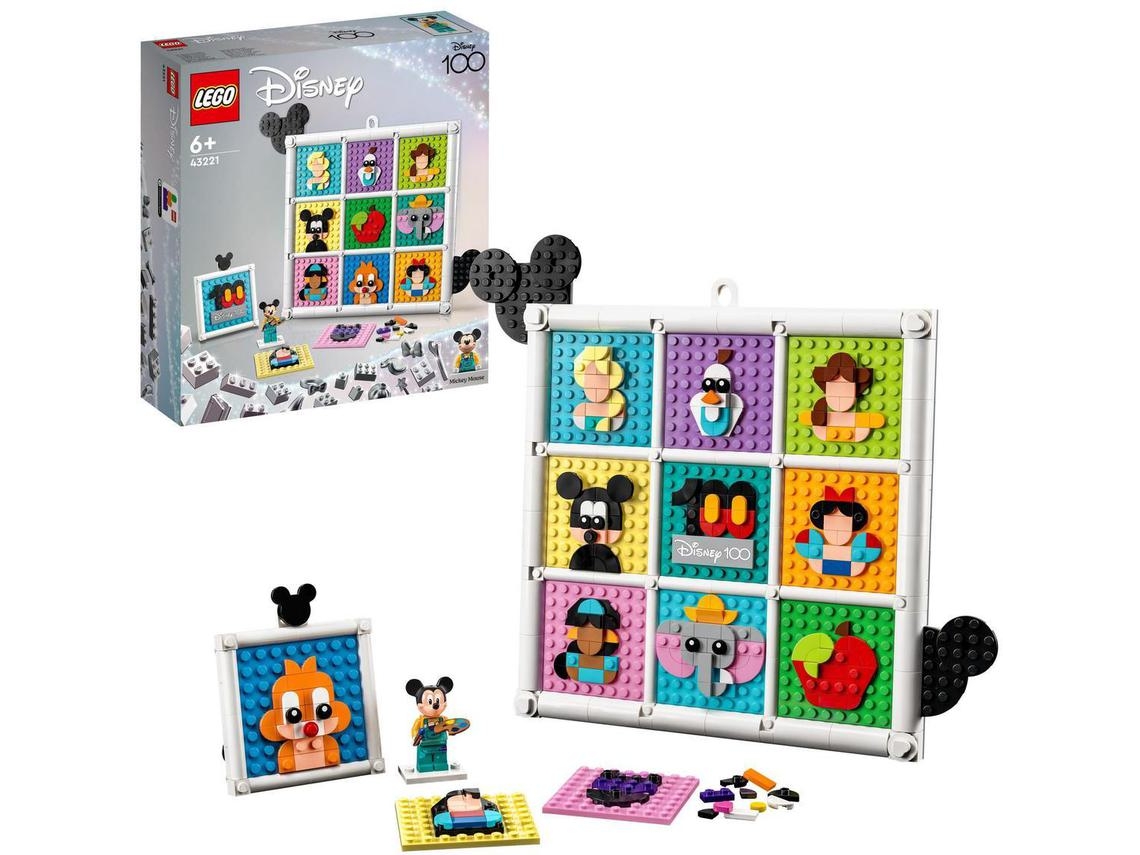 LEGO Disney: 100 Anos de Ícones de Animação da Disney (1022 peças)
