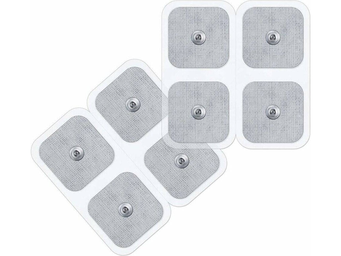 Parche De Masaje Con Electrodos Terapéuticos Recargables, Compacto, Autoadhesivo, De Gel, Tipo Botón, Para Dispositivos De Baja A Media Frec