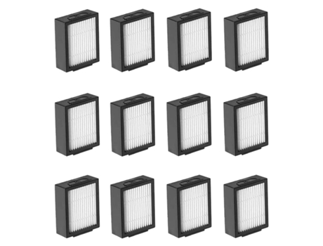 12 paquetes de filtros de repuesto, para aspiradora Irobot Roomba I7 I7 E5 E6, filtro de reposición de las series Roomba I y E