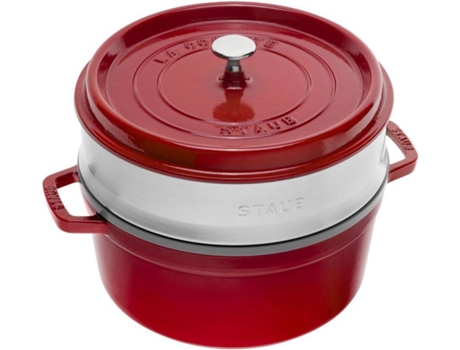 Cacerola STAUB (Rojo - Hierro Fundido - 26 cm)
