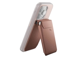 Cartera móvil Peak Design Redwood de nailon reciclado con capacidad para 7 tarjetas y soporte ajustable